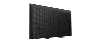 Back view of a flat screen smart TV with grid pattern on stand, Stacks Warehouse online bargain store