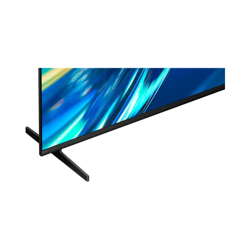 Sony Pro BRAVIA 3 II 85 inch TV stand and base detail in black finish