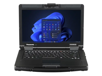 Panasonic Toughbook 55 Mk3 open showing the 1000-nit touch display