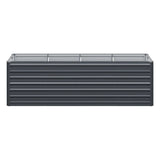Green Fingers Garden Bed 240x80x77cm Planter Box Raised Container Galvanised - Flea Market