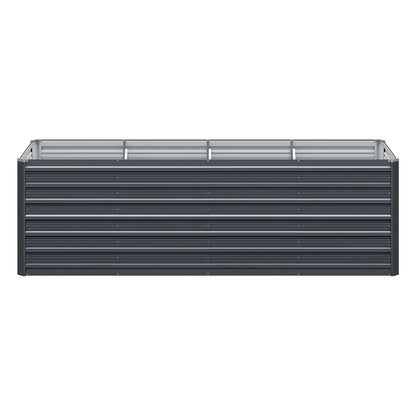 Green Fingers Garden Bed 240x80x77cm Planter Box Raised Container Galvanised - Stacks Warehouse