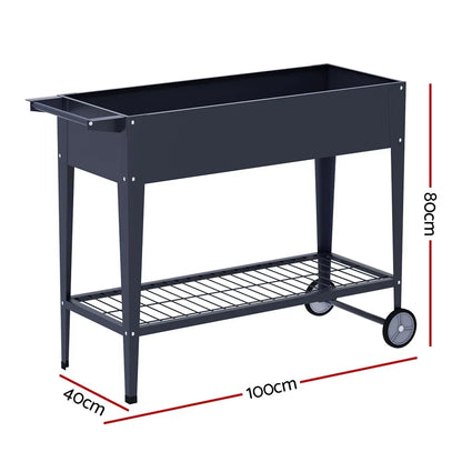 Green Fingers Garden Bed Elevated 100X40X80cm Planter Box Raised Container Herb - Stacks Warehouse