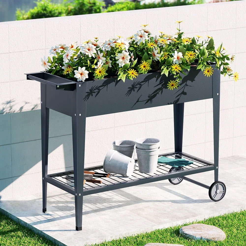 Green Fingers Garden Bed Elevated 100X40X80cm Planter Box Raised Container Herb - Stacks Warehouse