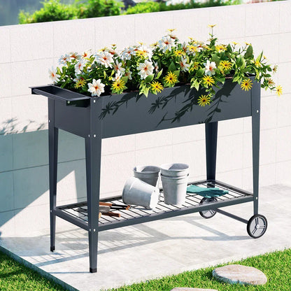 Green Fingers Garden Bed Elevated 100X40X80cm Planter Box Raised Container Herb - Stacks Warehouse