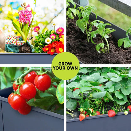 Green Fingers Garden Bed Elevated 100X40X80cm Planter Box Raised Container Herb - Stacks Warehouse