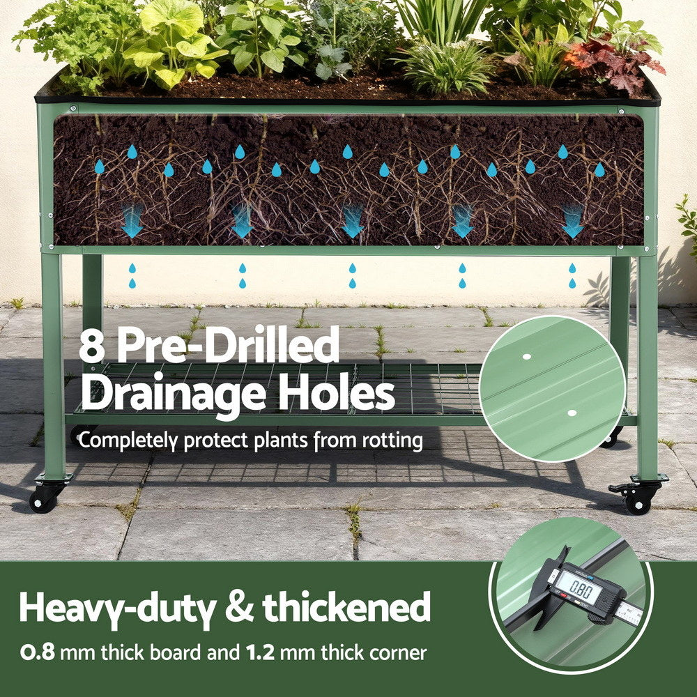 Green Fingers Mobile Elevated Garden Bed | 115cm