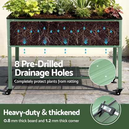 Green Fingers Mobile Elevated Garden Bed | 115cm