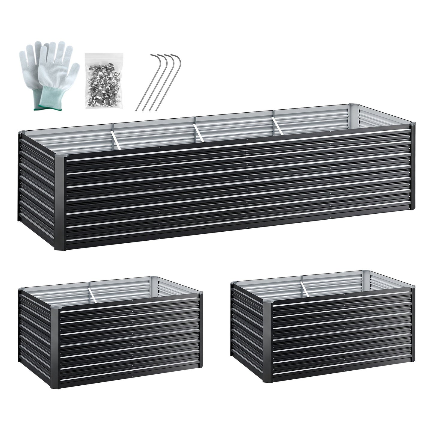 Green Fingers Raised Garden Bed | 2-in-1 | 320cm/160cm