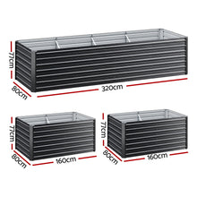 Green Fingers Raised Garden Bed | 2-in-1 | 320cm/160cm