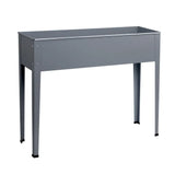 Green Fingers Garden Bed Elevated 100X80X30cm Planter Box Container Galvanised - Flea Market