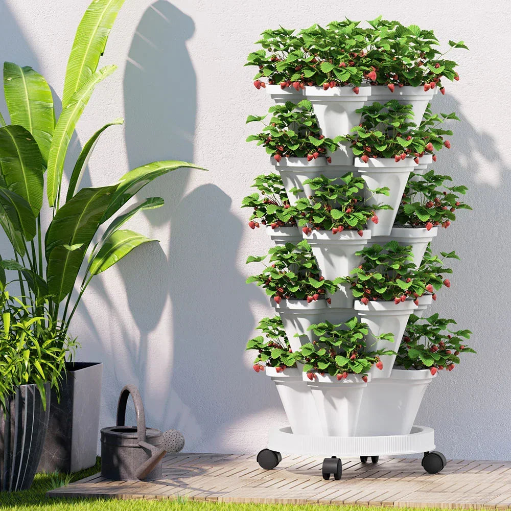 Green Fingers Garden Bed 5 Tier Vertical Garden - Stacks Warehouse