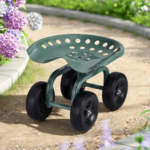 Gardeon Garden Seat 360 Swivel Rolling Adjustable Height 150kg