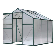 Green Fingers aluminium greenhouse 1.9 x 1.9 x 1.84m, Stacks Warehouse AU
