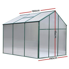 Green Fingers greenhouse, 4mm twin-wall polycarbonate panels