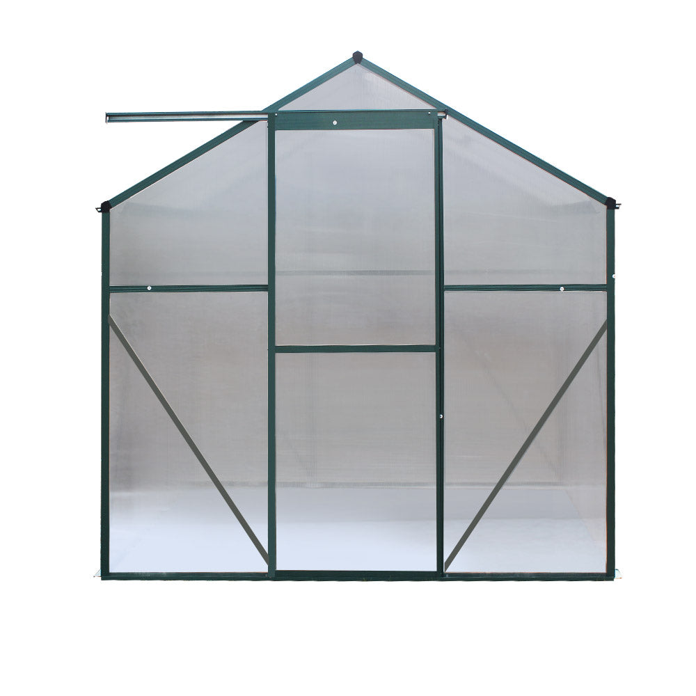 Green Fingers greenhouse rust-resistant aluminium frame and base