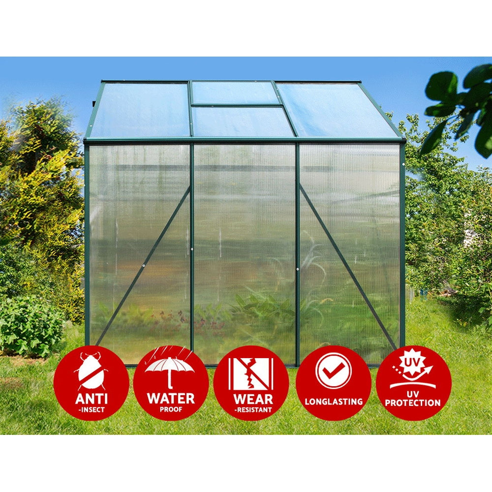 Green Fingers greenhouse adjustable roof vent, 60 x 52cm