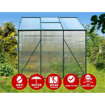 Green Fingers greenhouse adjustable roof vent, 60 x 52cm