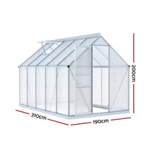 Green Fingers patio greenhouse, 4mm double-walled polycarbonate panels