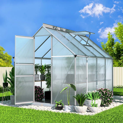 Green Fingers compact aluminium greenhouse, 4.36 square metre footprint