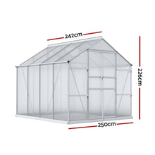 Green Fingers greenhouse lockable double doors, 111.5 x 175cm