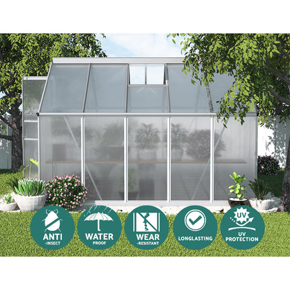 Green Fingers greenhouse two adjustable roof vents, 60 x 58cm