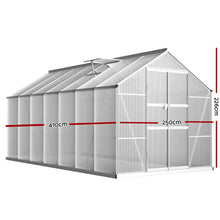 Green Fingers greenhouse lockable double doors, 110 x 180cm