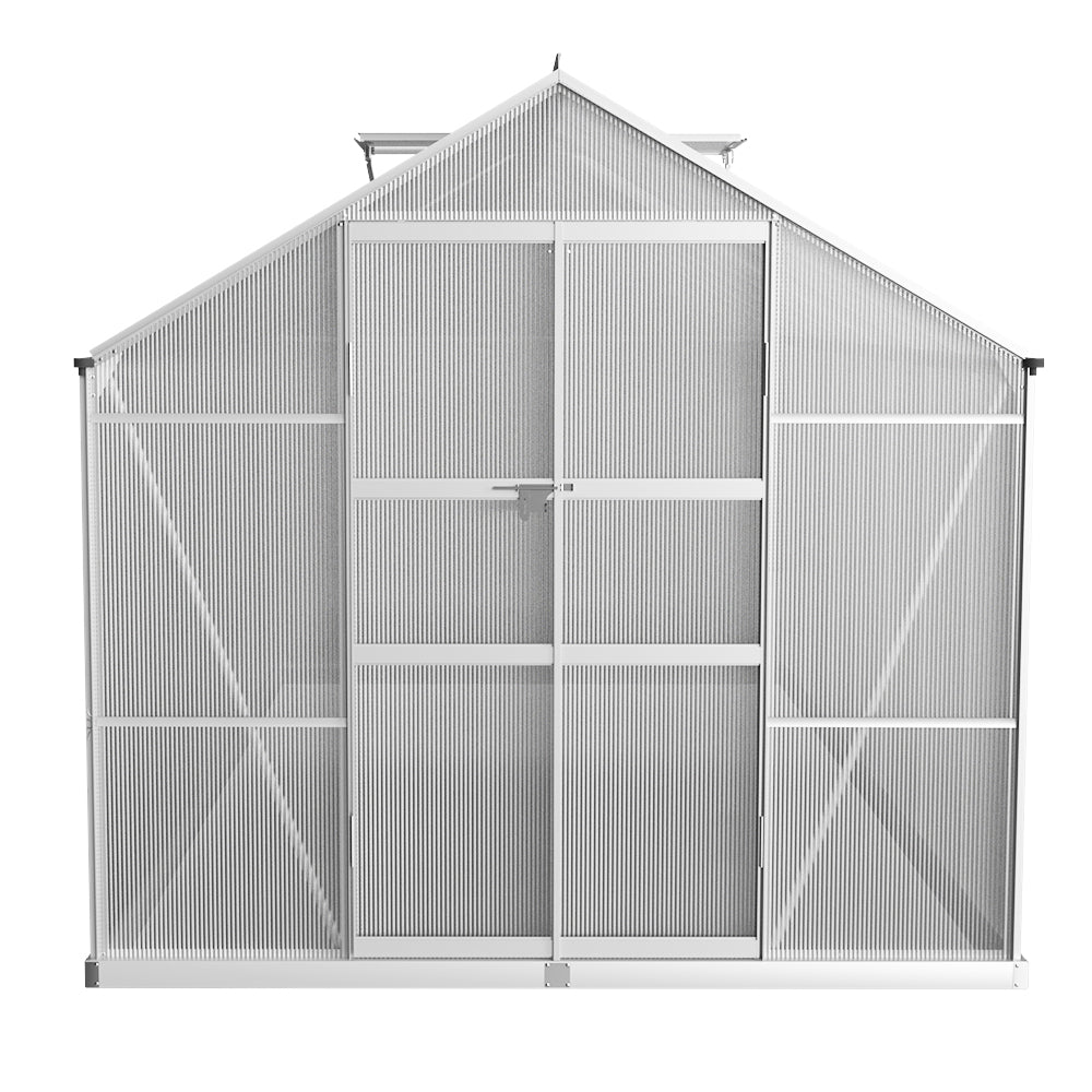 Green Fingers greenhouse twin-wall UV-resistant polycarbonate panels