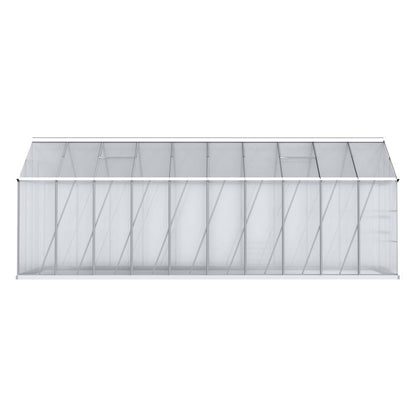 Green Fingers greenhouse lockable double doors, 111.5 x 172cm