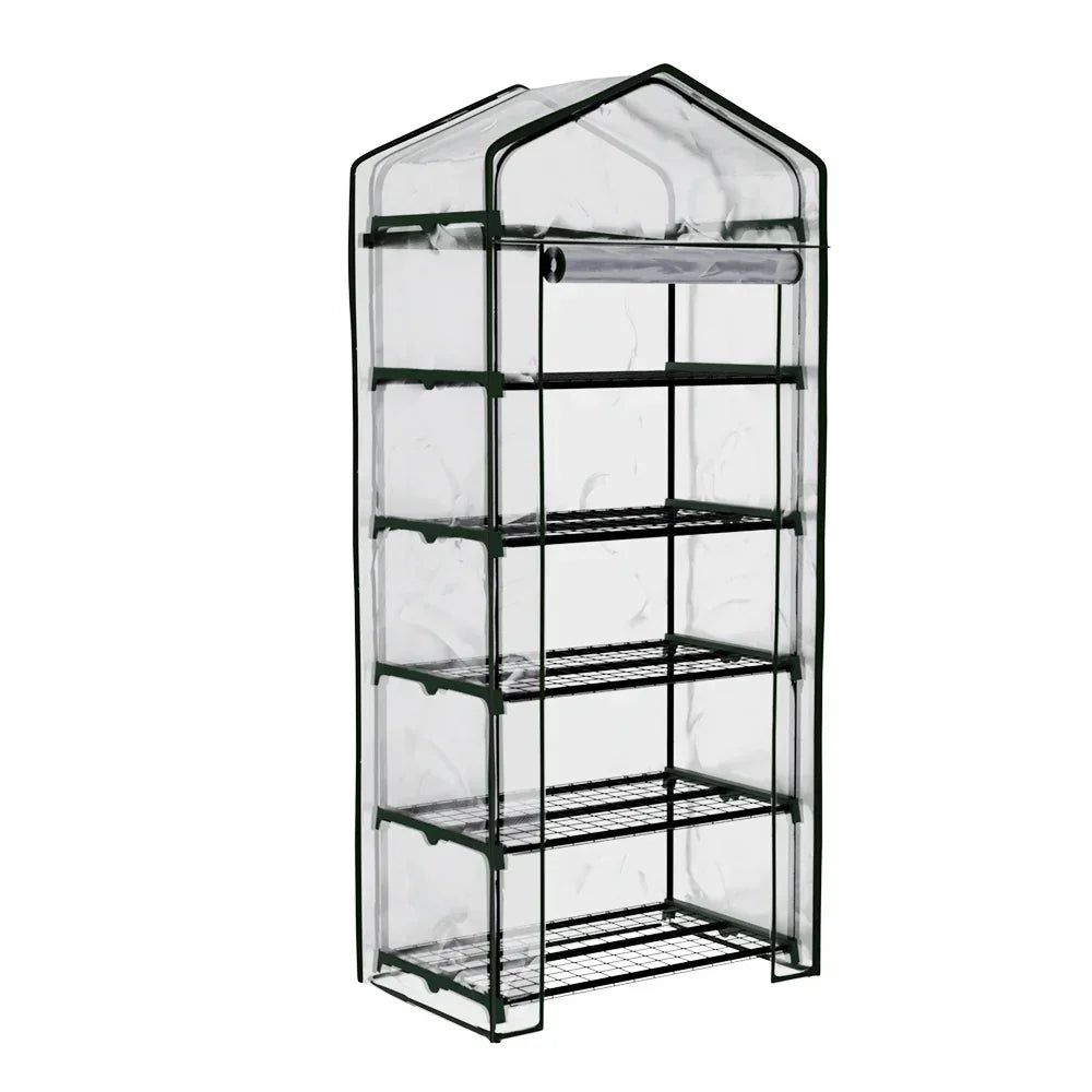 Greenfingers Greenhouse 5 Tiers Mini Green House Garden Bed Planter Box 1.9x0.7x0.5M - Flea Market