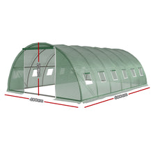 Green Fingers tunnel greenhouse galvanised steel frame with screw connectors