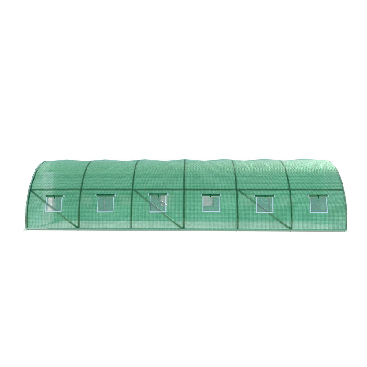 Green Fingers tunnel greenhouse roll-up zipper door, 100 x 180cm