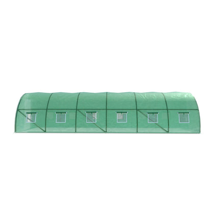 Green Fingers tunnel greenhouse roll-up zipper door, 100 x 180cm