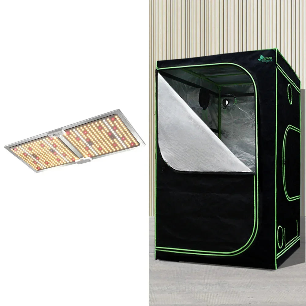 Green Fingers Grow Tent Light Kit 100x100x200CM 2200W LED Full Spectrum - Stacks Warehouse