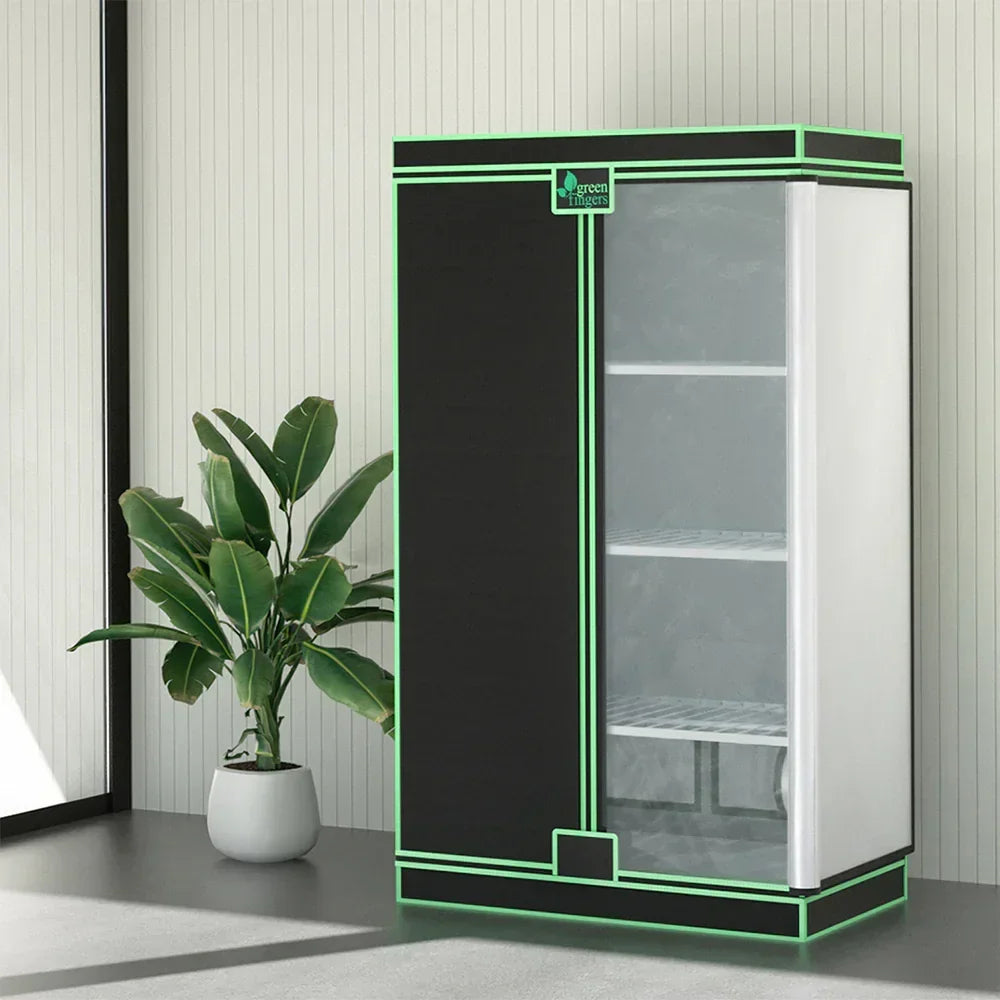 Green Fingers Grow Tent 100x60x180cm 4 Tiers Kits Hydroponics Indoor Grow System - Stacks Warehouse