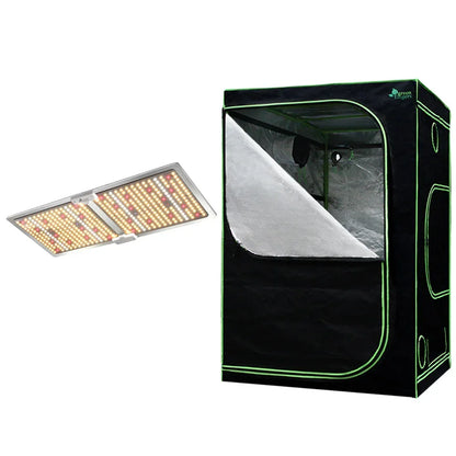 Green Fingers Grow Tent Light Kit 150x150x200CM 2200W LED Full Spectrum - Stacks Warehouse