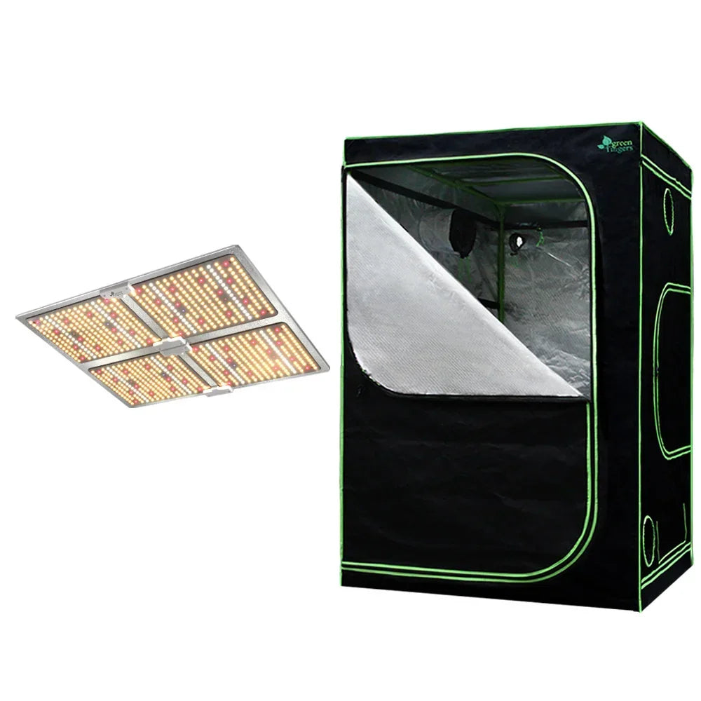 Green Fingers Grow Tent Light Kit 150x150x200CM 4500W LED Full Spectrum - Stacks Warehouse