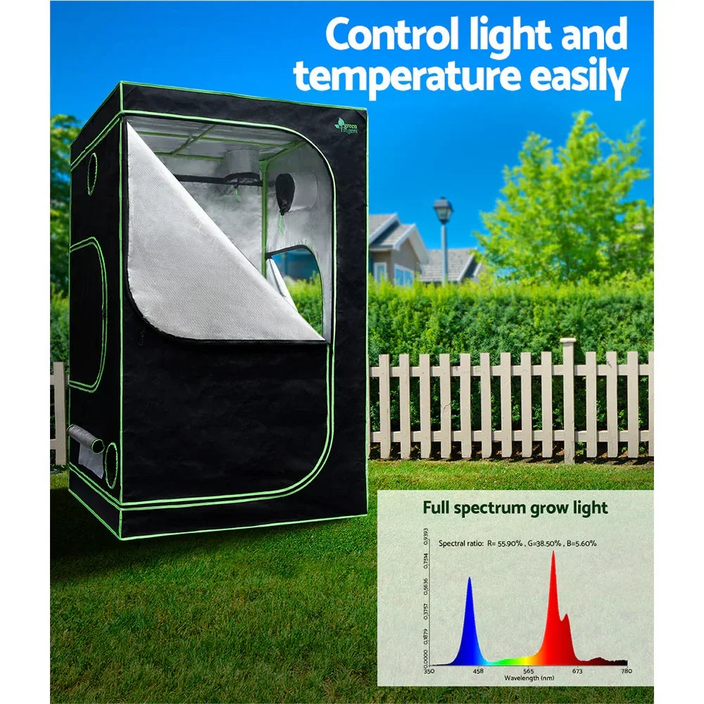 Green Fingers Grow Tent Light Kit 150x150x200CM 4500W LED Full Spectrum - Stacks Warehouse