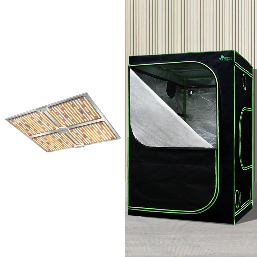 Green Fingers Grow Tent Light Kit 150x150x200CM 4500W LED Full Spectrum - Stacks Warehouse