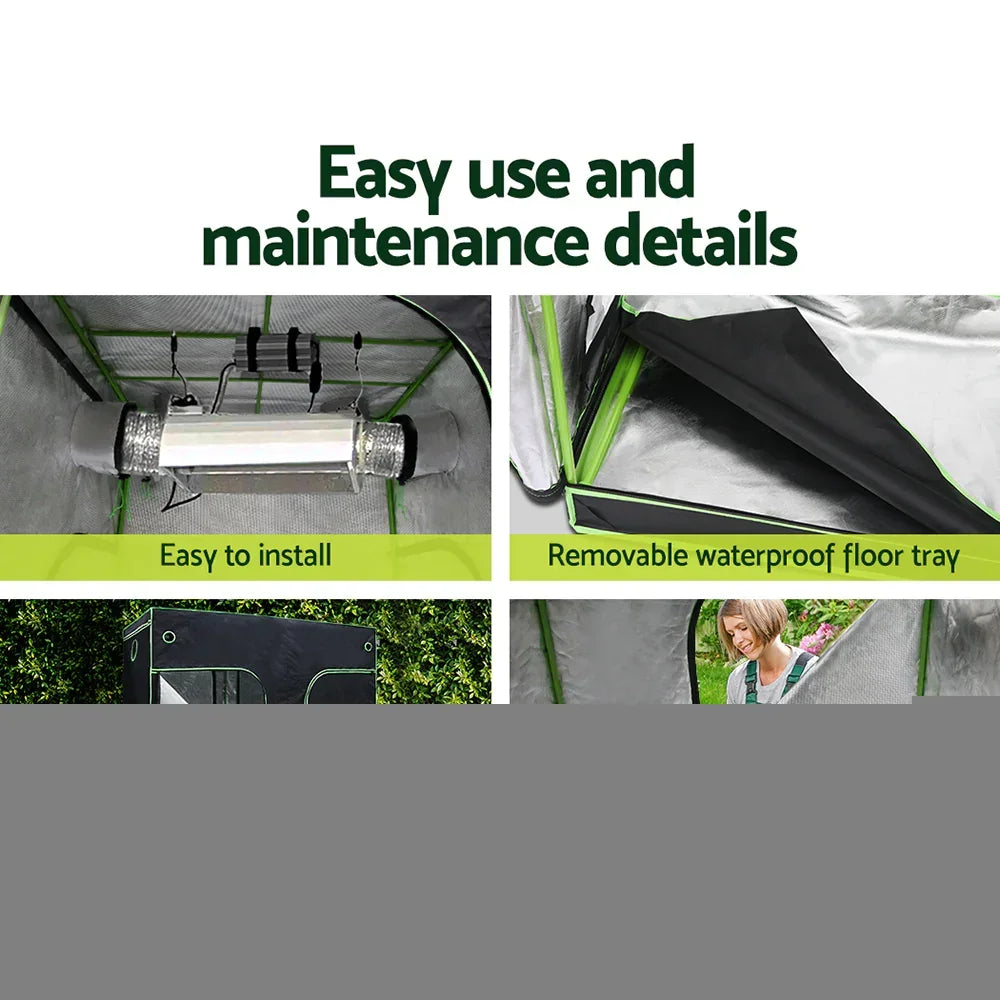 Green Fingers Grow Tent Light Kit 240x120x200CM 2200W LED Full Spectrum - Stacks Warehouse