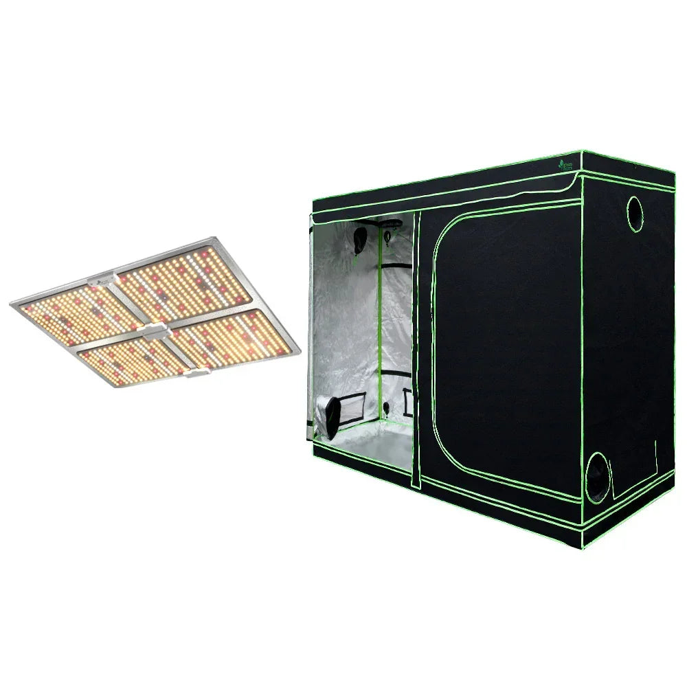 Green Fingers Grow Tent Light Kit 240x120x200CM 4500W LED Full Spectrum - Stacks Warehouse