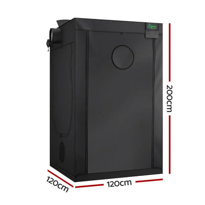 Green Fingers Grow Tent Kits 120x120x200cm Hydroponics Indoor Grow System - Stacks Warehouse