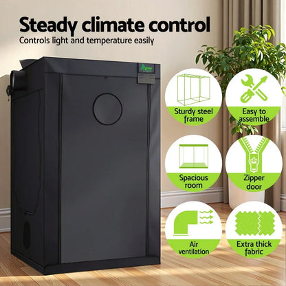 Green Fingers Grow Tent Kits 120x120x200cm Hydroponics Indoor Grow System - Stacks Warehouse