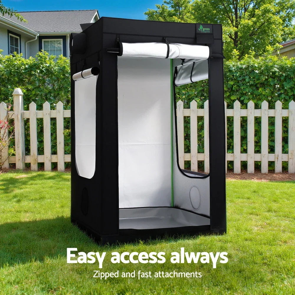 Green Fingers Grow Tent Kits 120x120x200cm Hydroponics Indoor Grow System - Stacks Warehouse