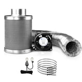 Green Fingers 6"Ventilation Kit Fan Hydroponics Grow Tent Kit Carbon Filter Duct,Green Fingers 6"Ventilation Kit Fan Hydroponics Grow Tent Kit Carbon Filter Duct - Flea Market