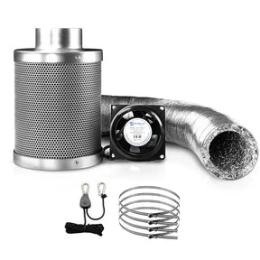 Green Fingers 6"Ventilation Kit Fan Hydroponics Grow Tent Kit Carbon Filter Duct,Green Fingers 6"Ventilation Kit Fan Hydroponics Grow Tent Kit Carbon Filter Duct - Flea Market