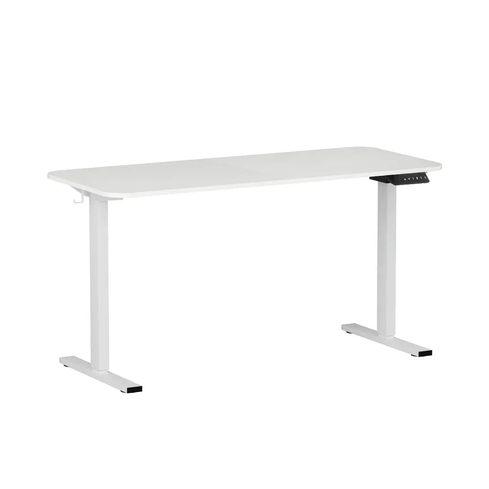 Artiss Electric 140cm Adjustable Standing Desk - White - Stacks Warehouse