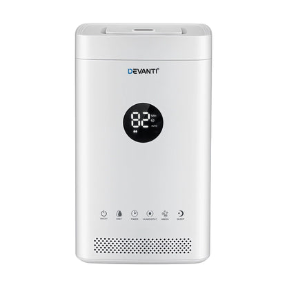 Devanti 3.5L Ultrasonic Humidifier and Air Purifier, White