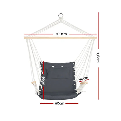 Hammock Hanging Chair - Grey - Stacks Warehouse