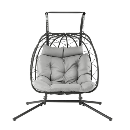 Gardeon 2 Seater Outdoor Swing Chair Dark Grey