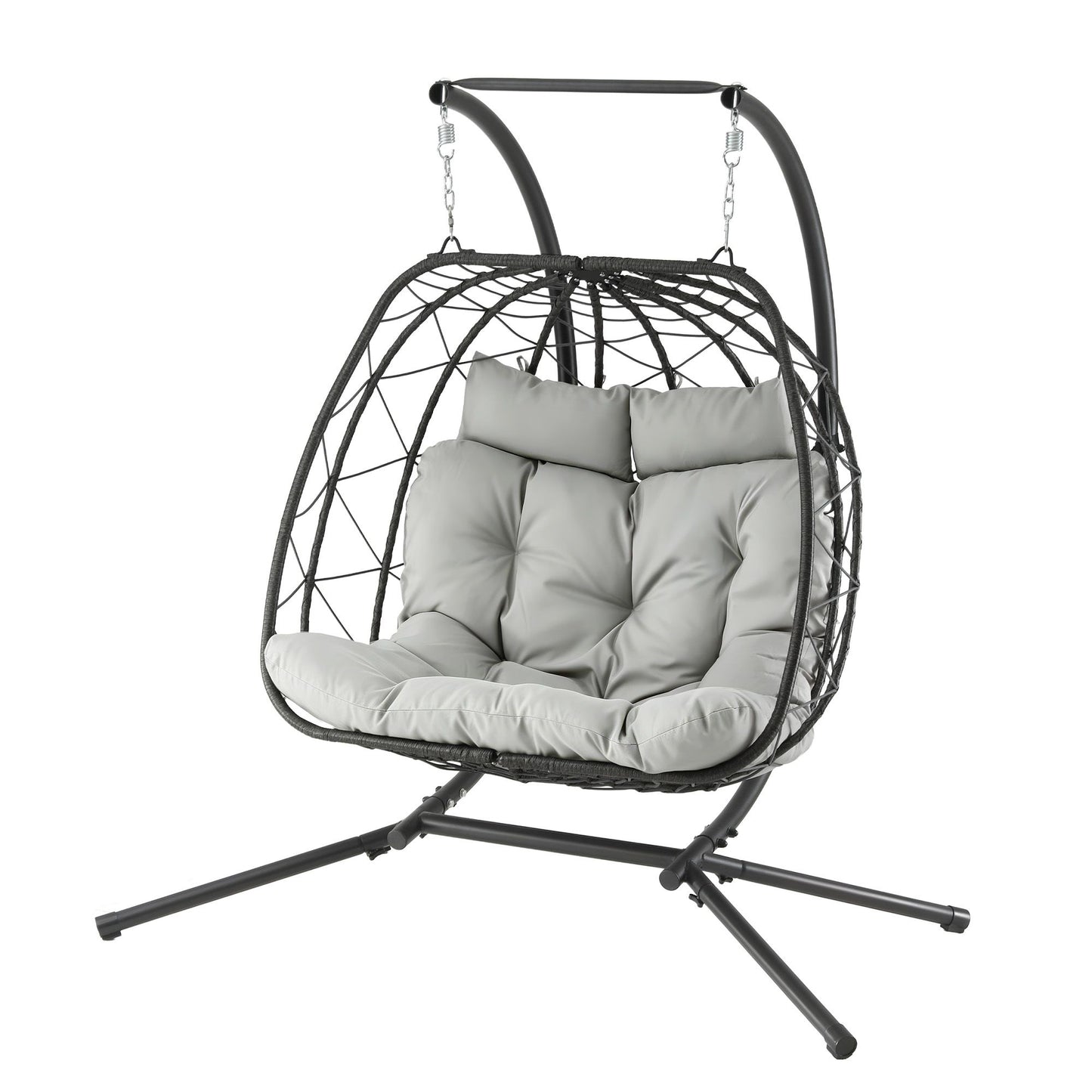 Gardeon 2 Seater Outdoor Swing Chair Dark Grey
